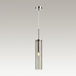 Odeon light 4694/1 PENDANT ODL20 341 хром/дымчатый Подвес E14 1*40W KLUM  - 5 купить